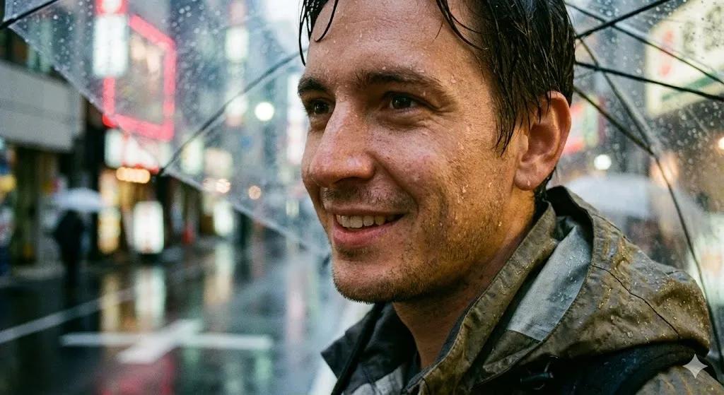 OpenArt Photorealistic model generating a portrait of a Tokyo traveler with realistic skin texture