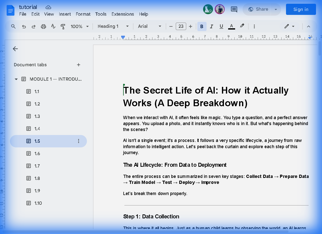 Illustration showing AI as a mathematical tool rather than a magical entity, debunking common myths